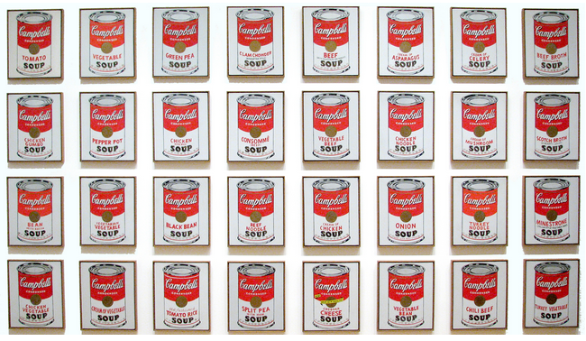 Campbell's soup cans